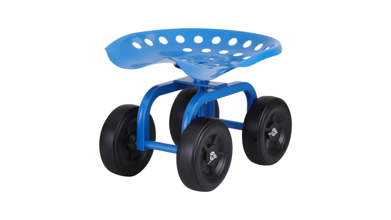 Gardeon Heavy Duty 360 Swivel Adjustable Height Work Scooter - Blue