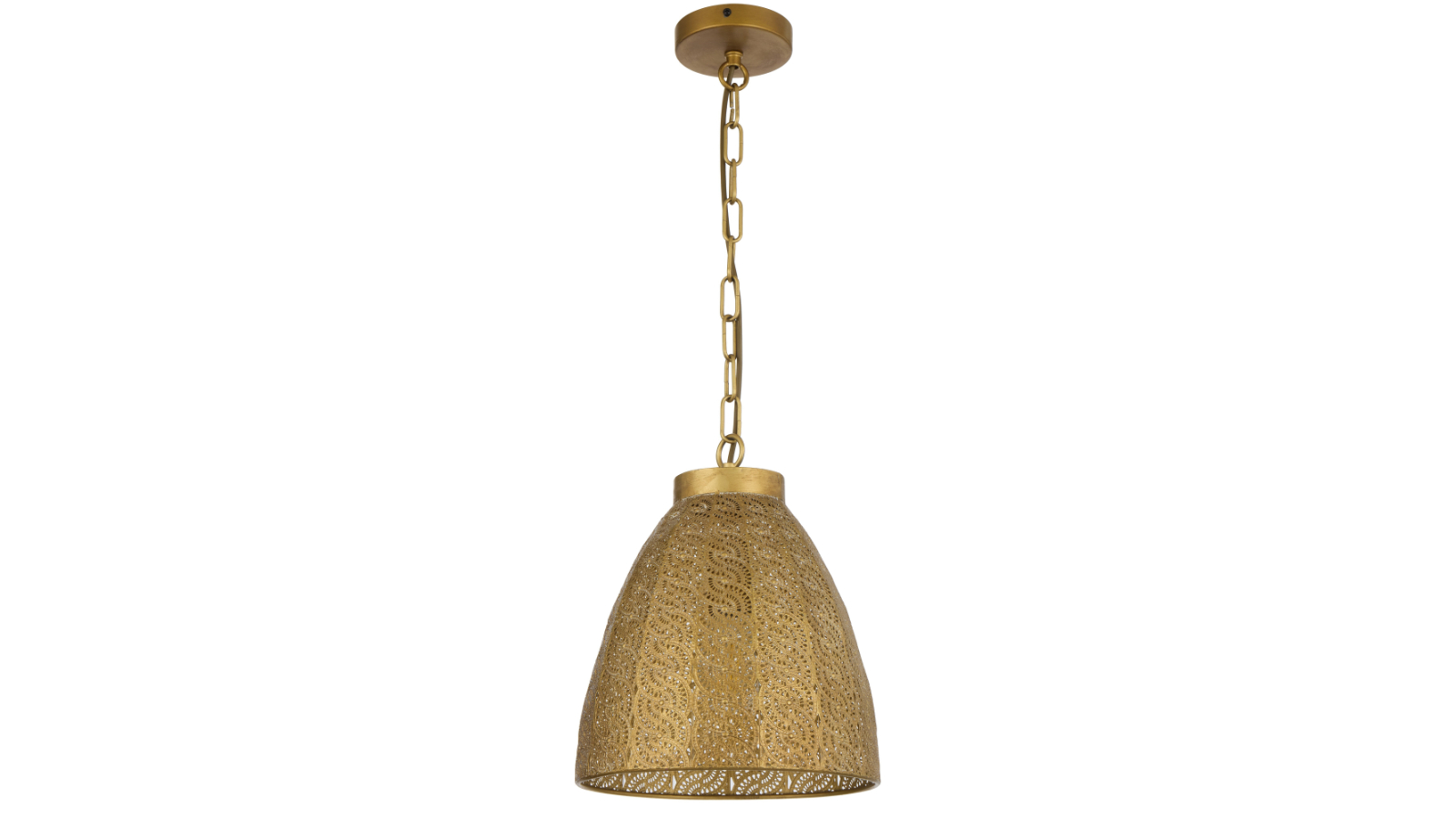 Pretty & Practical Madrid Antique Brass Pendant Light