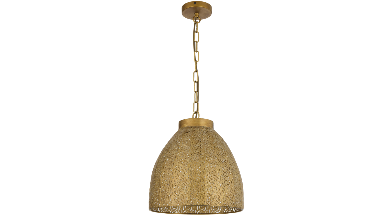 Pretty & Practical Seville Metal Antique Brass Pendant Light