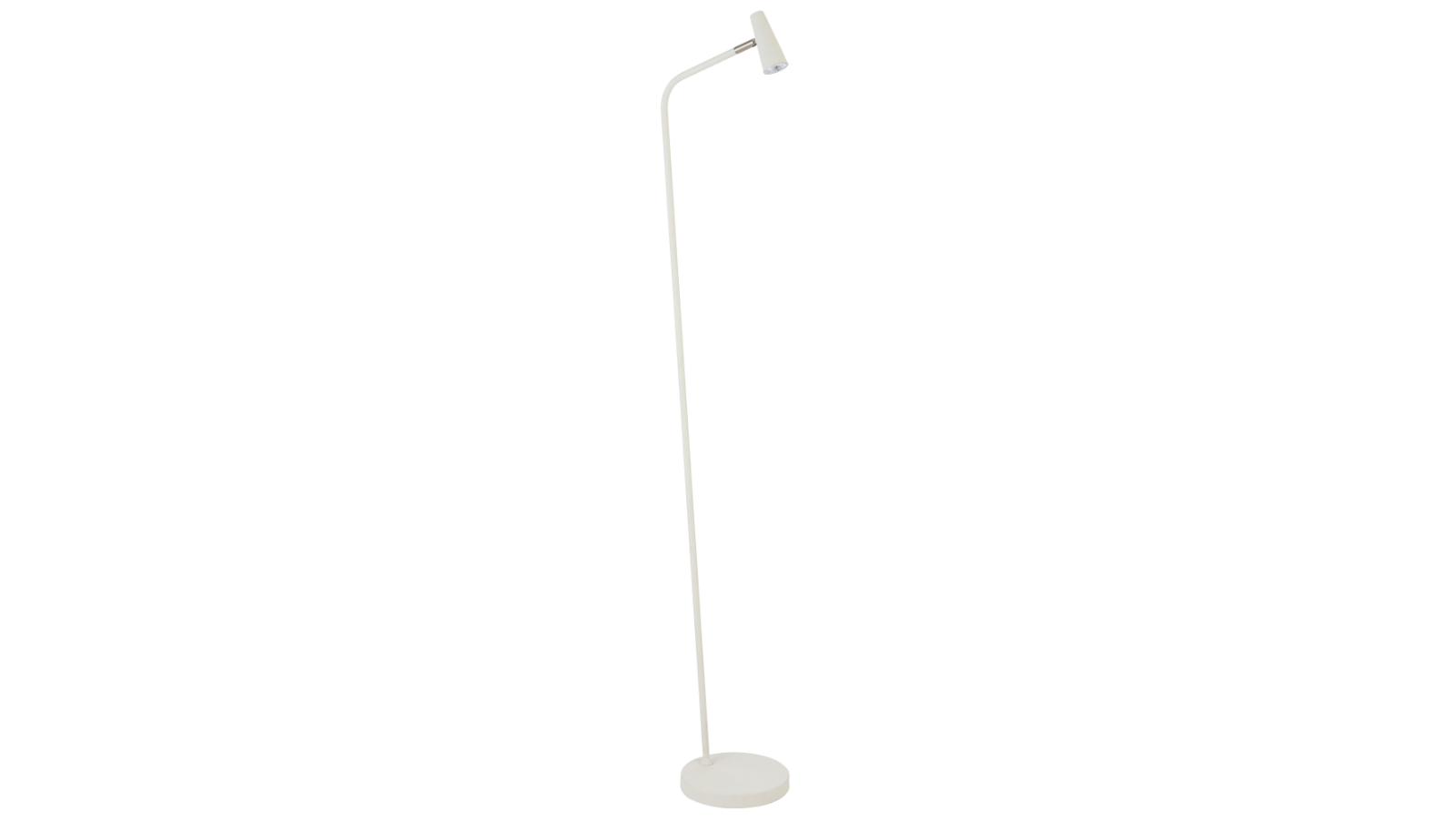Pretty & Practical Lyon 3-Step Off-White LED Floor Lamp with Touch Dimmer for Soft Ambient Light
