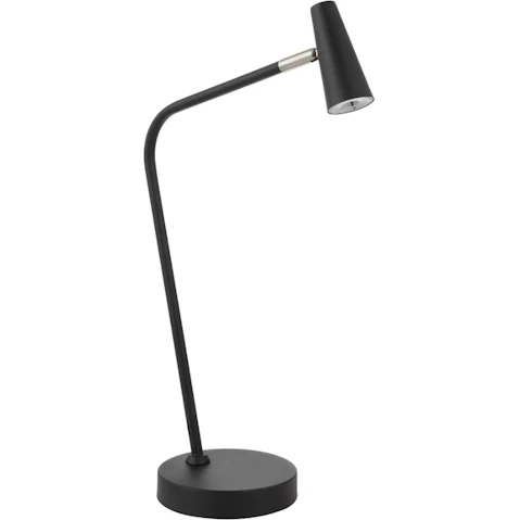 Pretty & Practical Marseille 3-Step Black LED Table Lamp with Touch Dimmer for Modern Interior