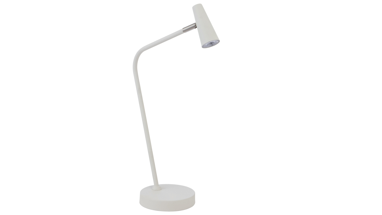 Pretty & Practical Cannes 3-Step Off-White LED Table Lamp with Touch Dimmer