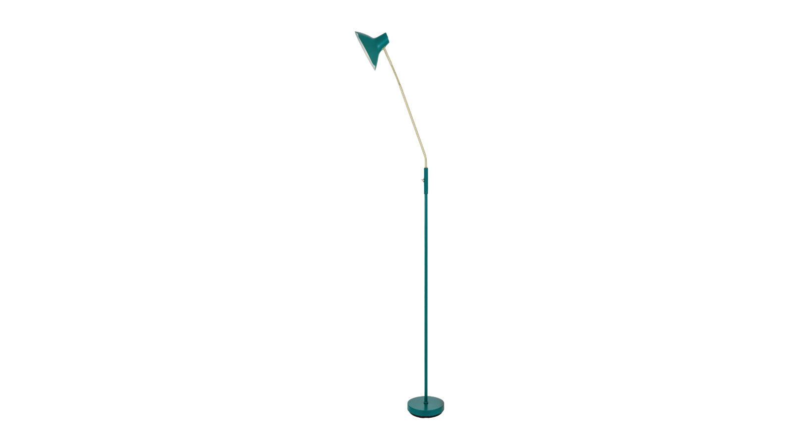 Pretty & Practical Rivawood Green Brass Floor Lamp with Rocket Switch for Modern Spaces