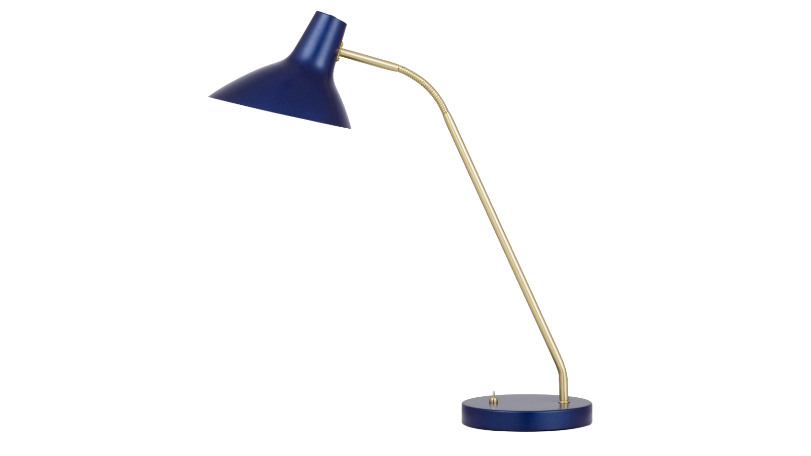 Pretty & Practical Altoshade Slim Table Lamp with Brass Detailing