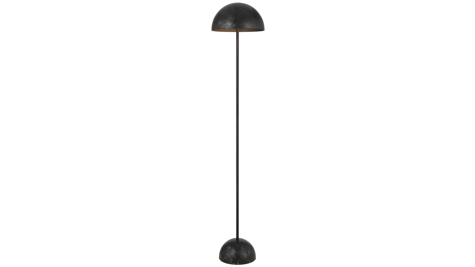 Pretty & Practical Noraform Black Patina Floor Lamp with Double E27 Lights and Foot Switch Control