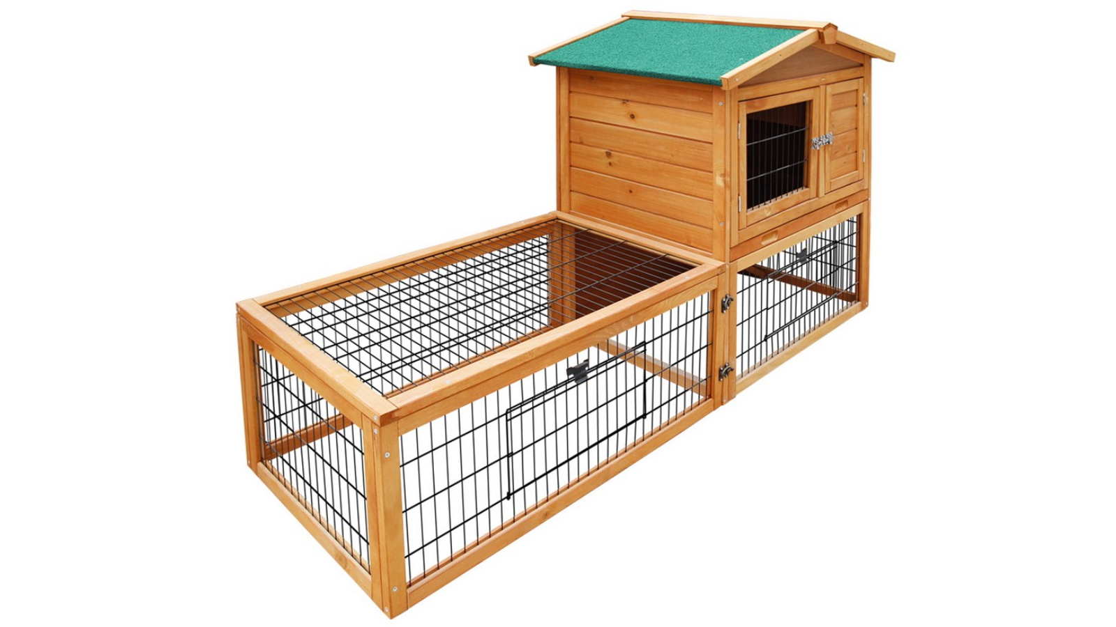 i.Pet Rabbit Hutch Chicken Coop 155cm 