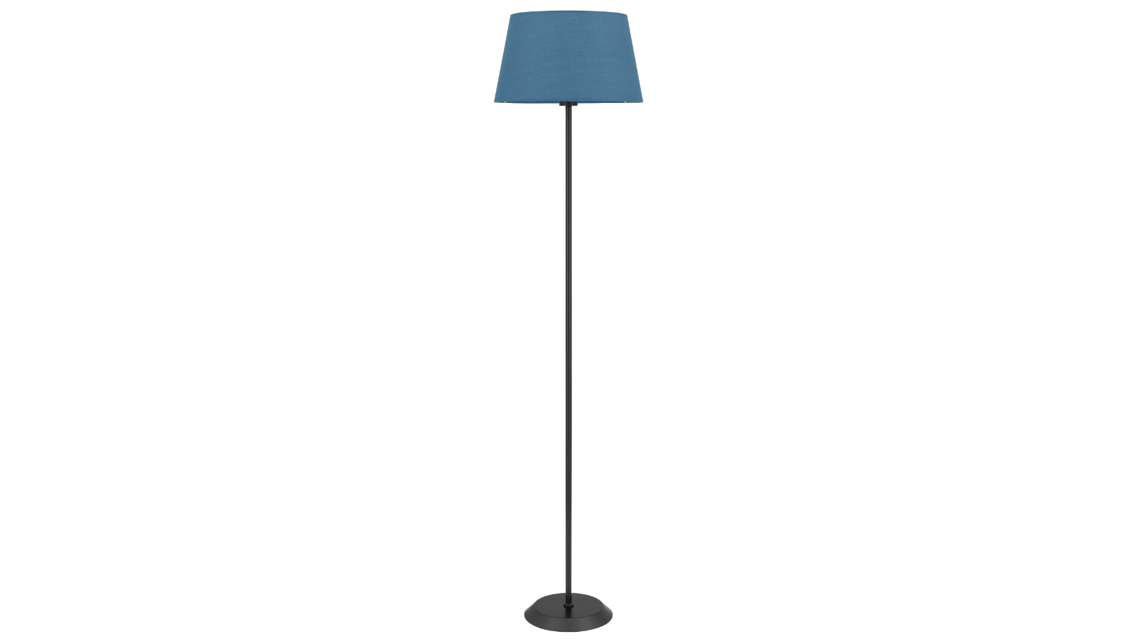 Pretty & Practical Terawood Black/Blue Floor Lamp Striking Combination with Foot Switch