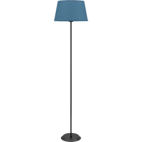 Pretty & Practical Terawood Black/Blue Floor Lamp Striking Combination with Foot Switch