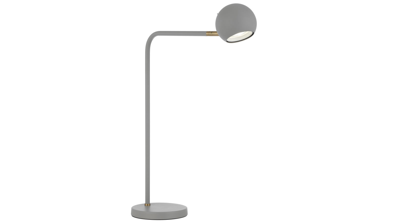 Pretty & Practical Solmark Chic Grey Sand Table Lamp with Adjustable GU10 Spotlight Head