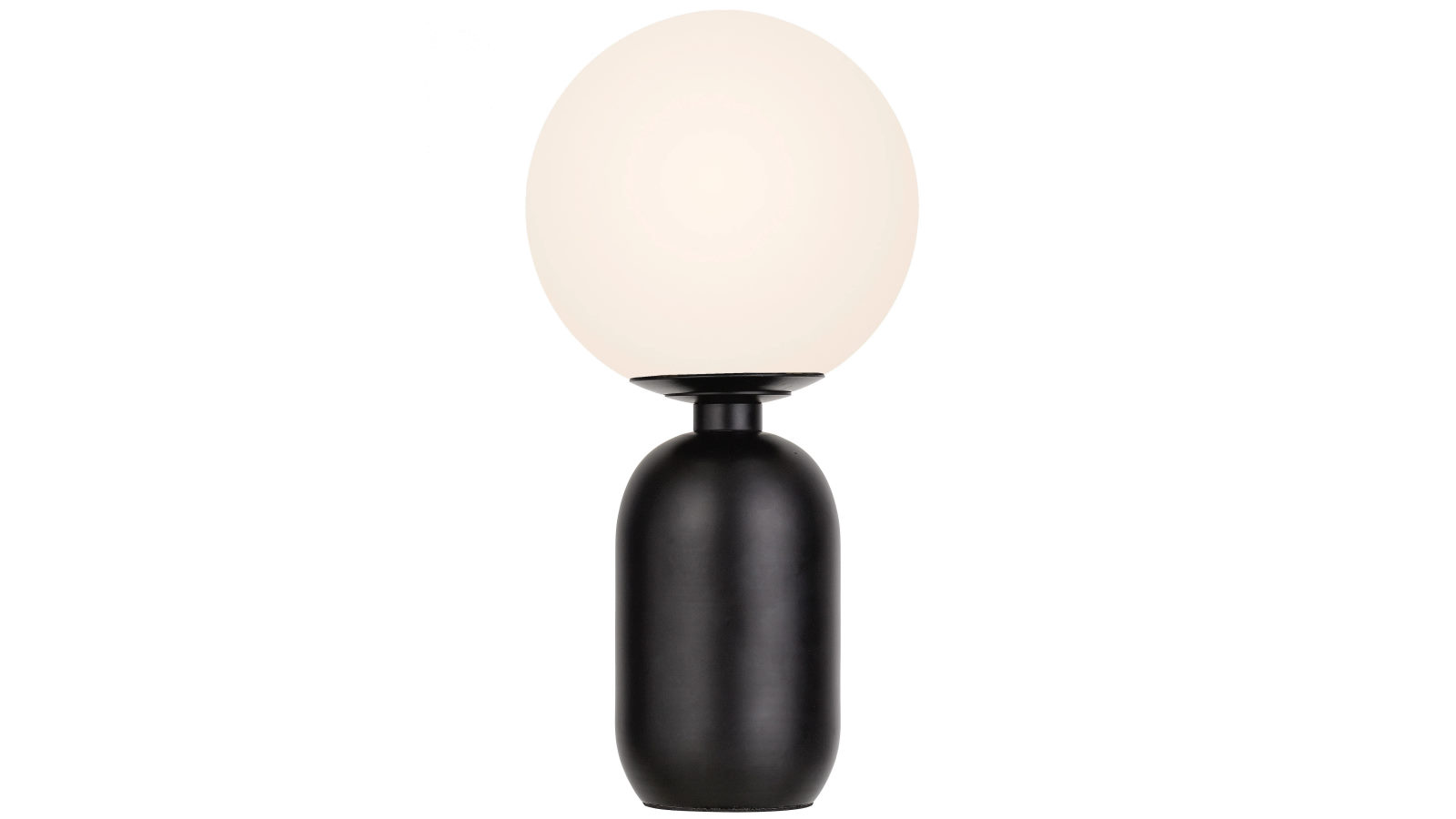 Pretty & Practical Cantoville Black Opal Table Lamp with Line Switch