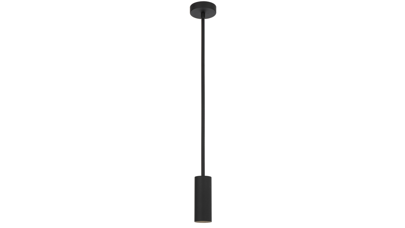 Pretty & Practical Arezzo Black Sand/Gold GU10 Pendant Light with Adjustable Rod