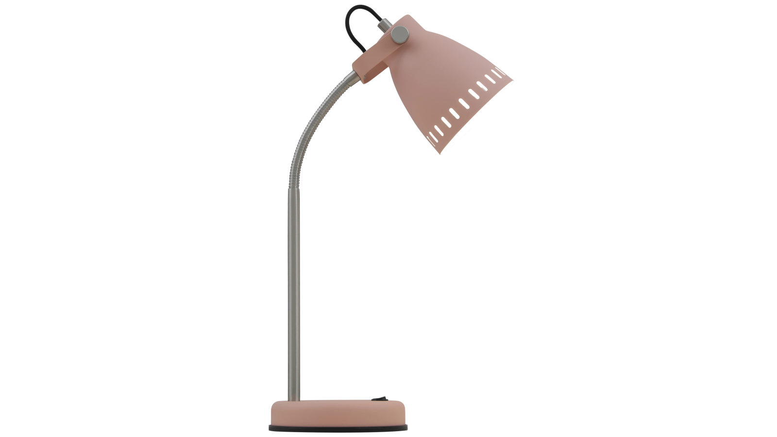 Pretty & Practical Celeste Charming Pink & Nickel Table Lamp