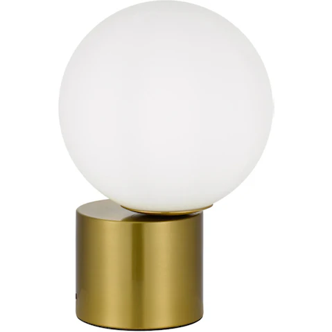 Pretty & Practical Regal Table Lamp with Elegant Glass Shade