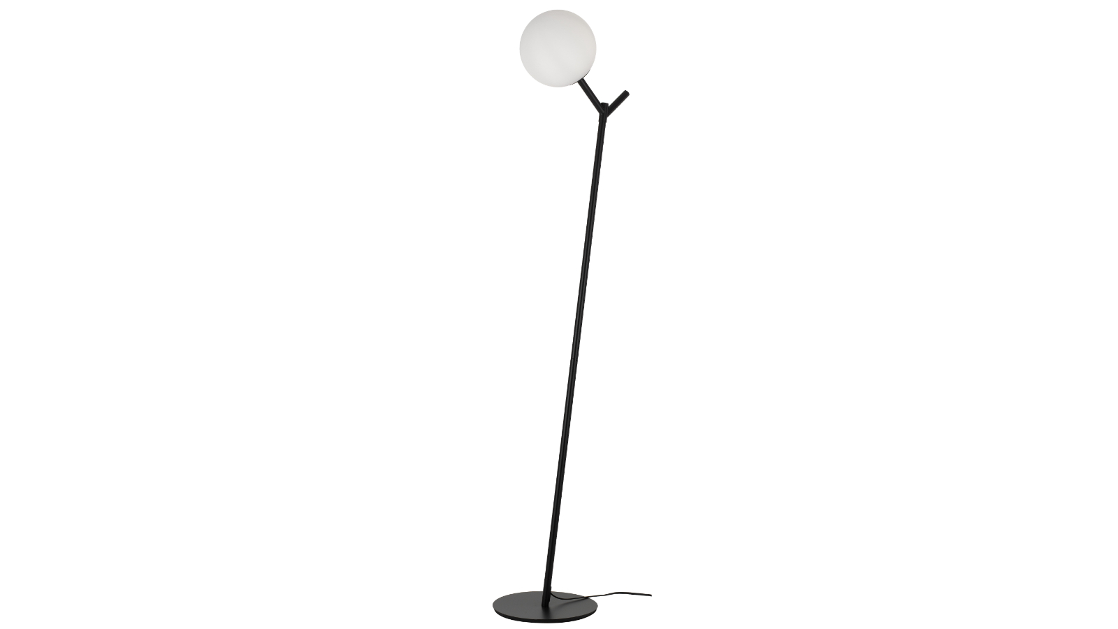 Pretty & Practical Metro Black Opal Floor Lamp with Foot Switch and Adjustable Height