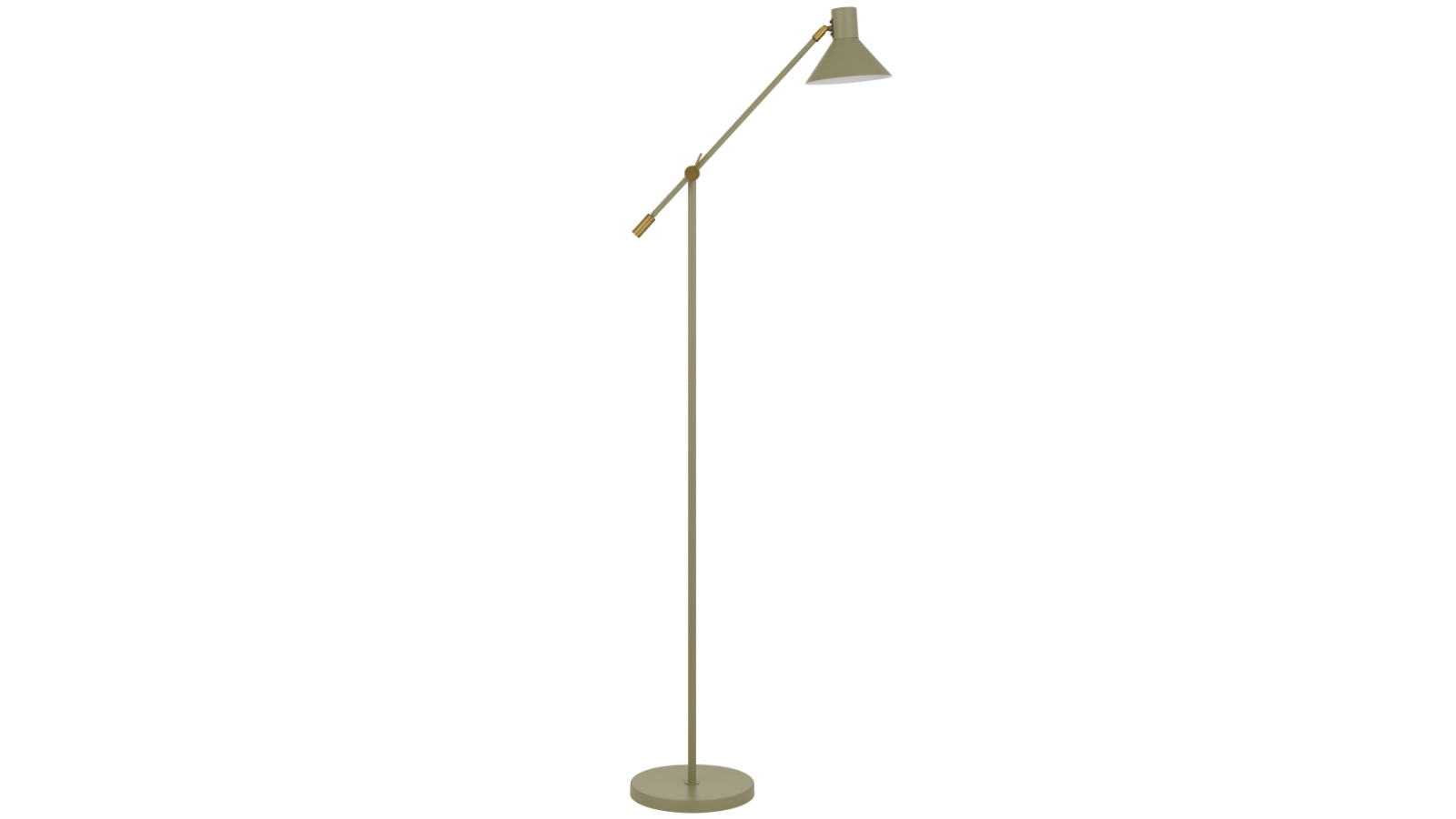 Pretty & Practical Solara Green Satin Floor Lamp to Brighten Contemporary Interior