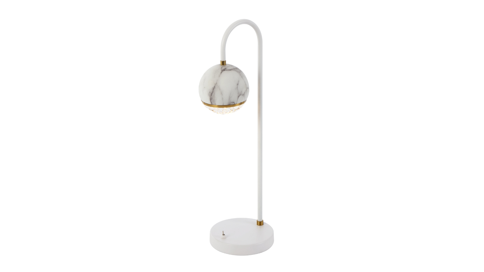 Pretty & Practical Bellastone Table Lamp with Marble Look