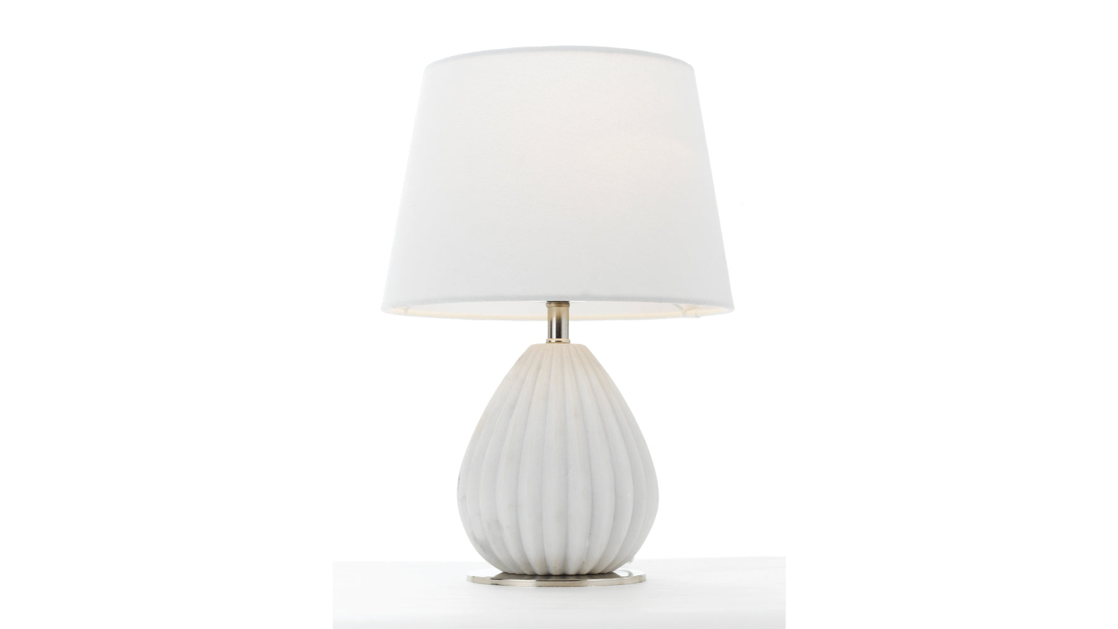 Pretty & Practical Terastone Table Lamp with Clean Line