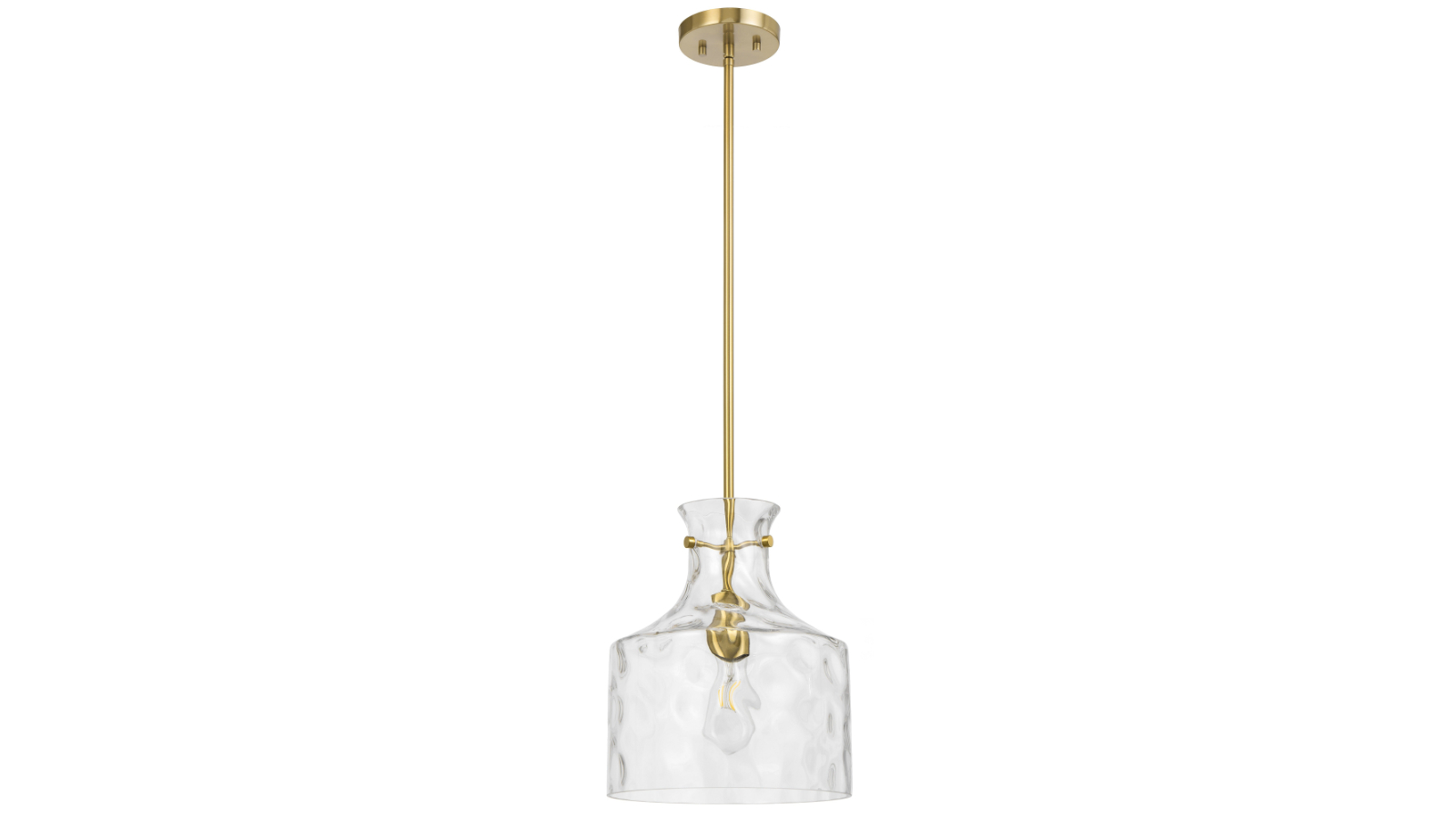 Pretty & Practical Metal Altolux Globe Design Pendant Light - Antique Gold