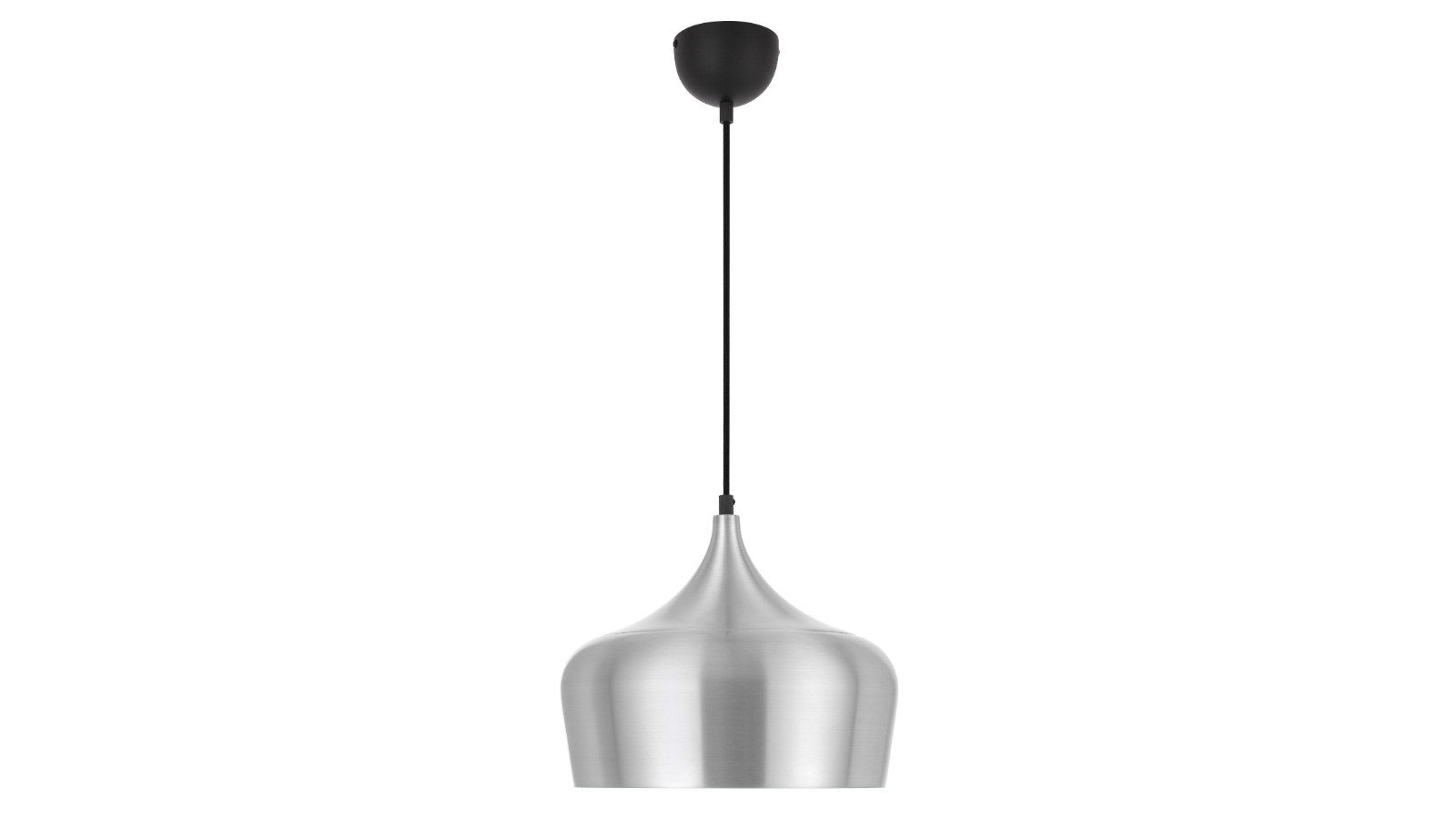 Pretty & Practical Noraton Aluminium Black Textured Surface Pendant with Cable