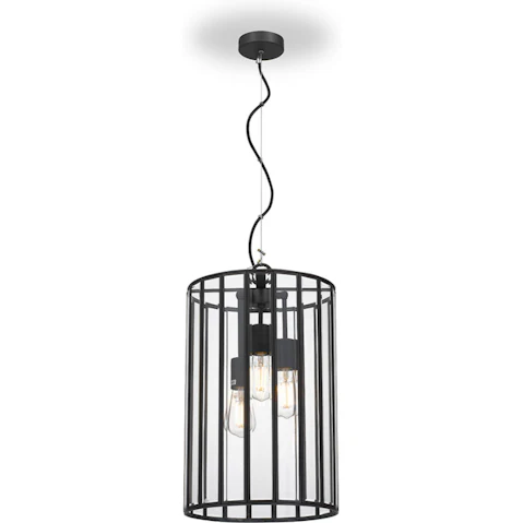 Pretty & Practical Lumoline Pendant Light with Bold Black Finish