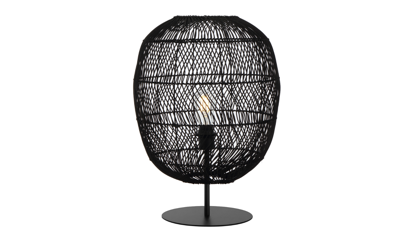 Pretty & Practical Teraform Modern Minimal Lighting Table Lamp for Contemporary Space - Black