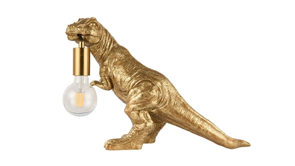 Luminea T-Rex Bite Shape Table Lamp - Gold