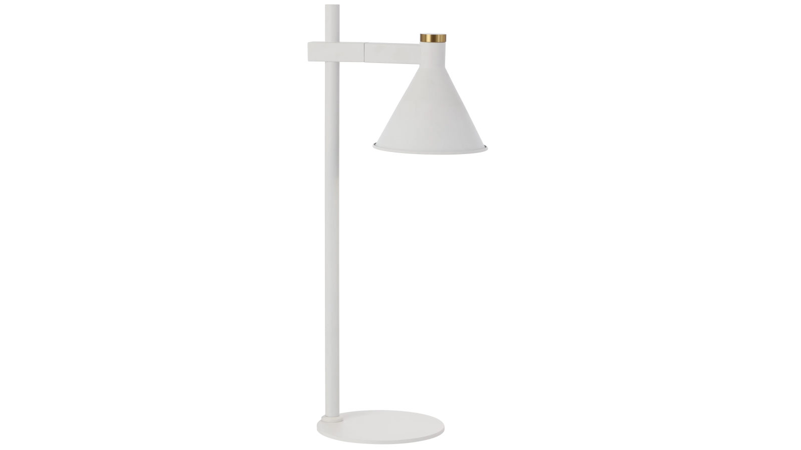 Pretty & Practical Rivaline White Sand Table Lamp with Adjustable GU10 Light Head