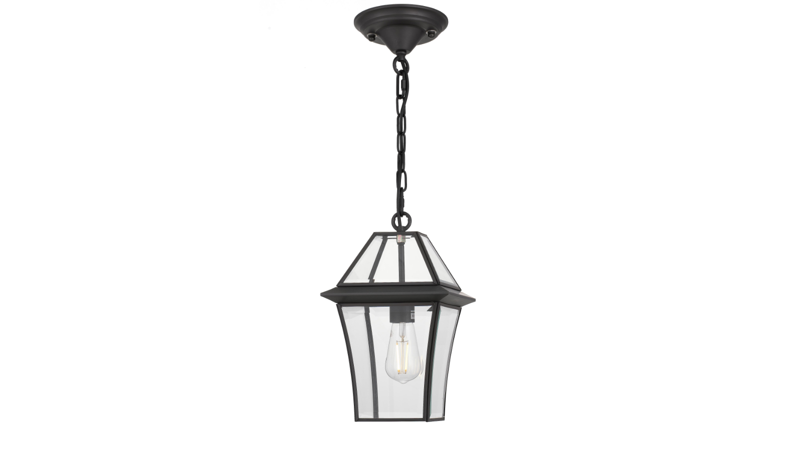 Pretty & Practical Metal Bellalux 20 Pendant Light - Black