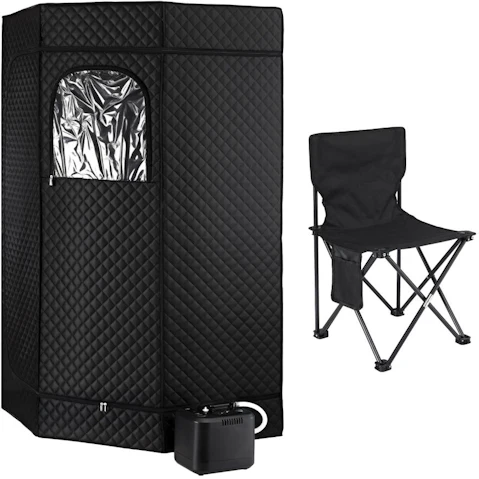 Devanti 1000W 3L Steamer Pot Full Body Home SPA Timer Portable Steam Sauna Tent