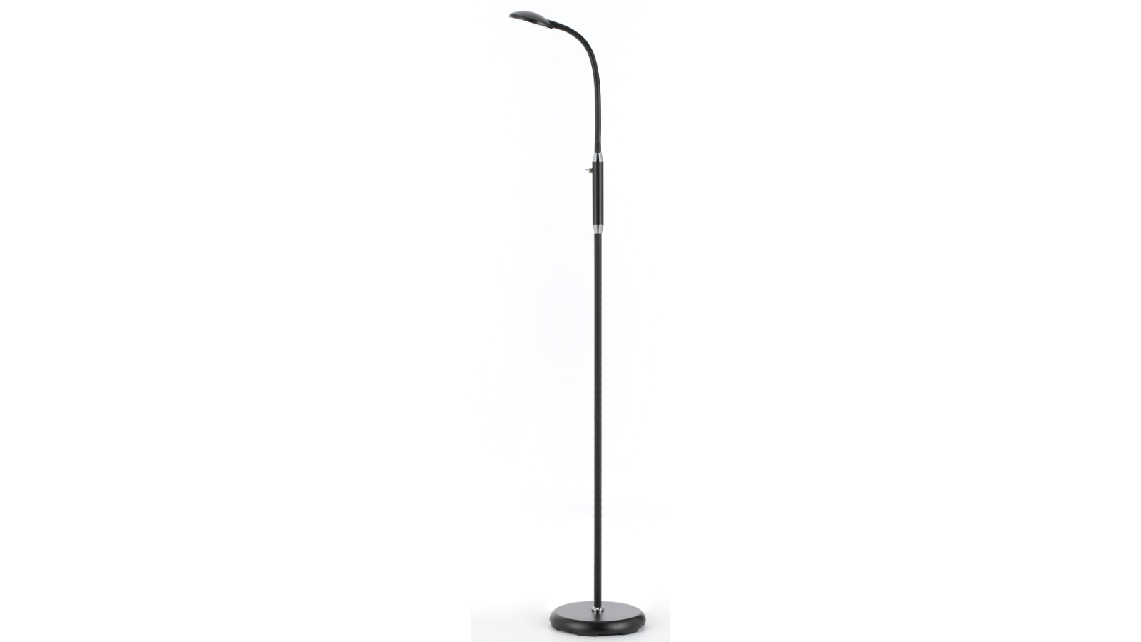 Pretty & Practical Monza Black LED Floor Lamp with 420 Lumens Output and Modern Style