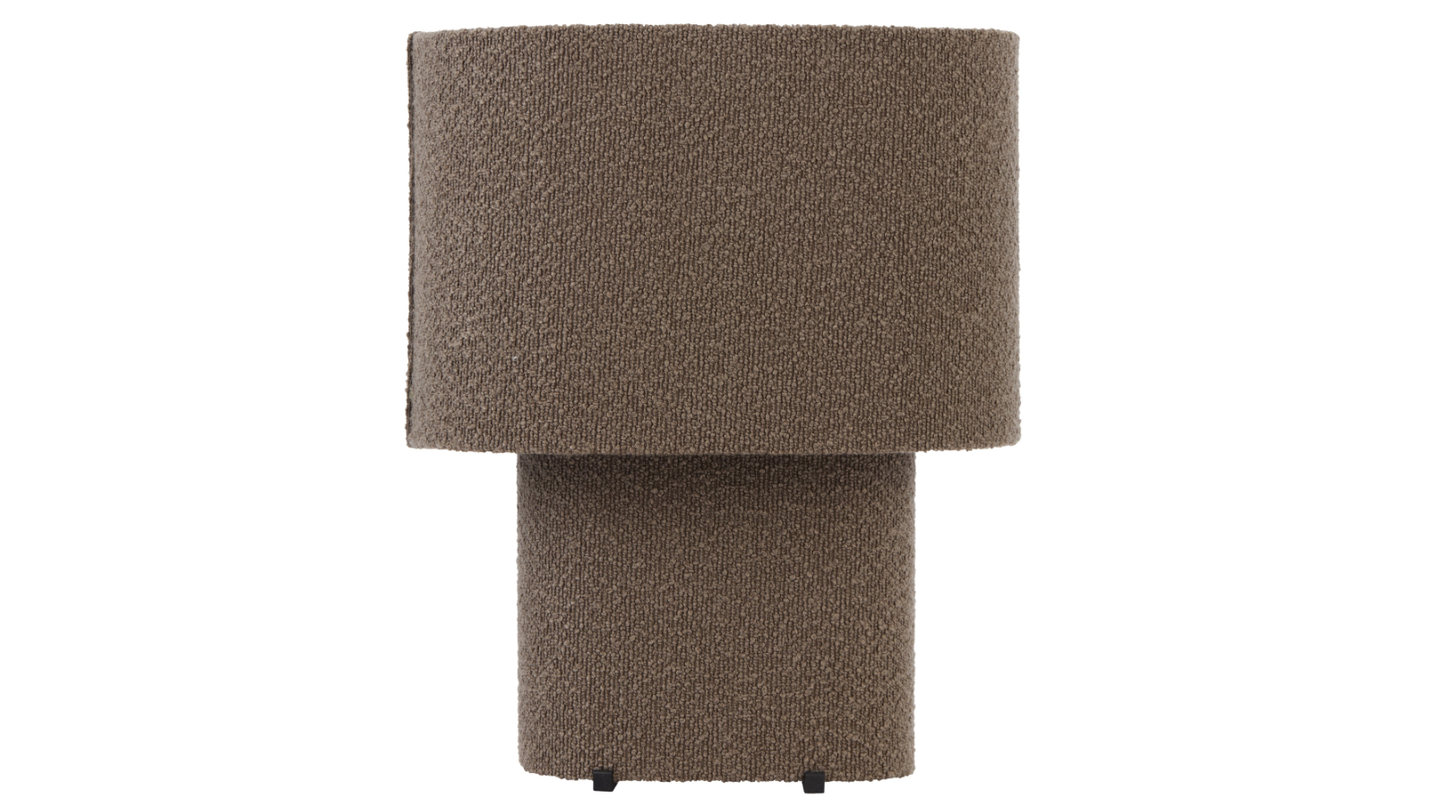 Pretty & Practical Braga Coffee-Coloured Modern Table Lamp