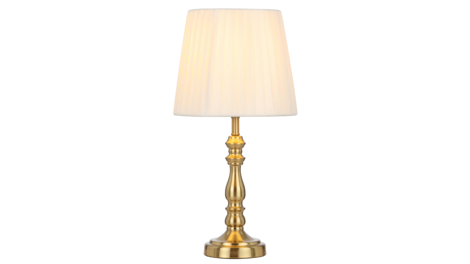 Pretty & Practical Salamanca Luxurious Antique Table Lamp - Gold/Cream