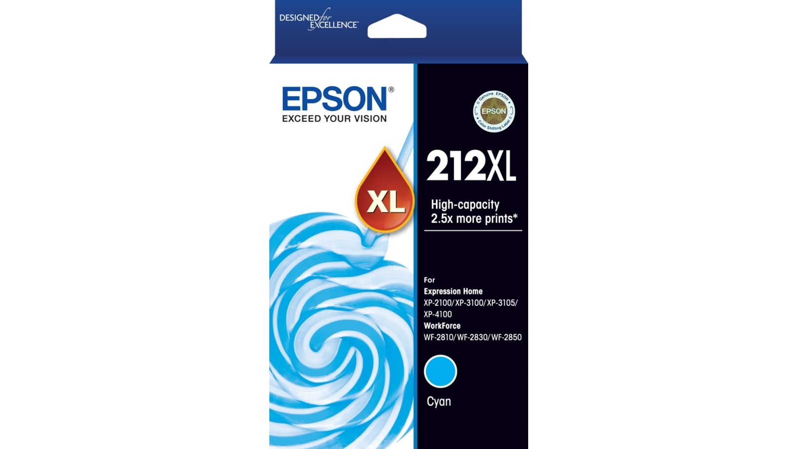 Epson 212XL High Capacity Cyan Ink Cartridge Harvey Norman