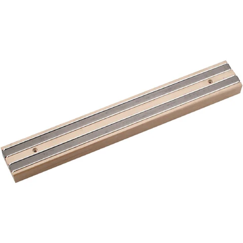 Chef Inox Magnetic Wood Knife Rack - 33cm