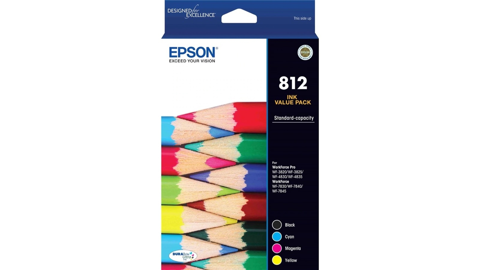 Epson 812 Standard Capacity DURABrite Ultra Ink Cartridge Value Pack