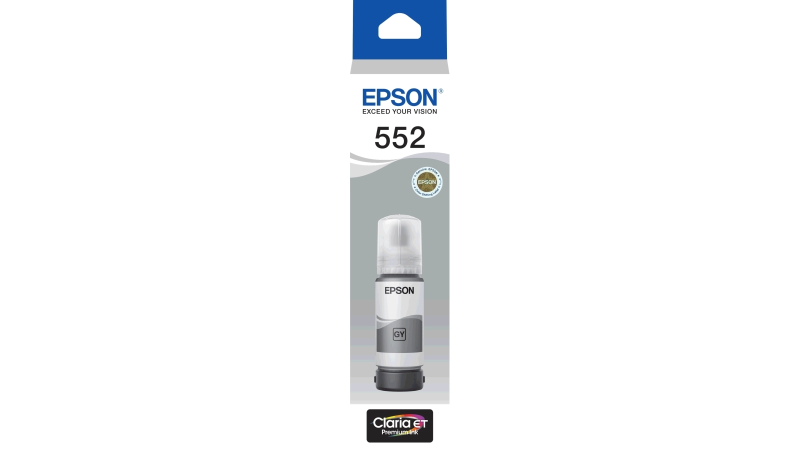 Epson T552 Claria EcoTank Ink Bottle - Grey