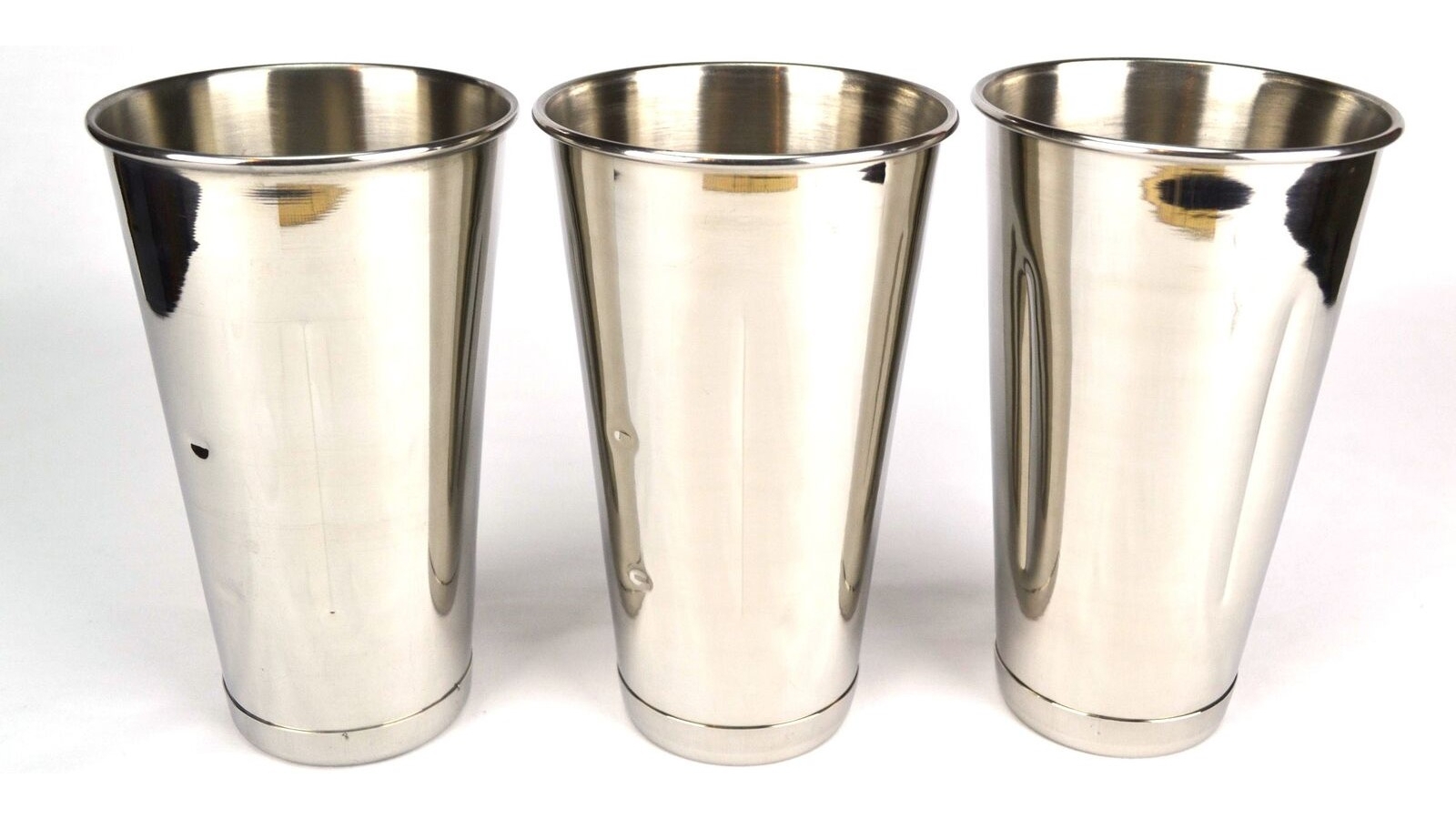 Trenton 3 Stainless Steel Milkshake Cups Harvey Norman