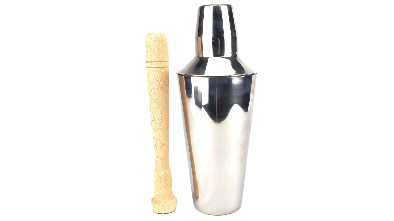 Trenton 3 Piece Cocktail Shaker and Muddler Set
