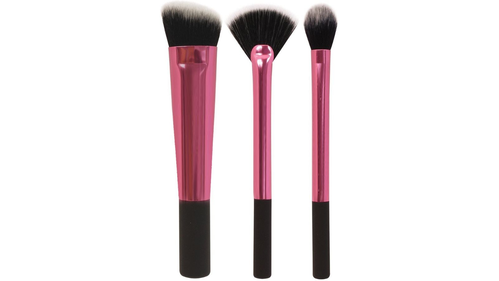 TODO 3 Piece Pixel Perfect Coverage Definition Makeup Brushes Set
