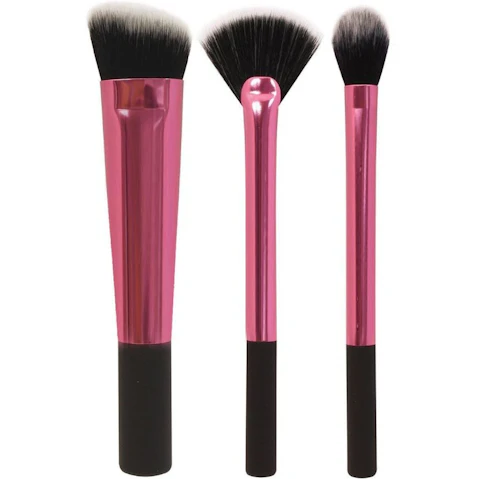 TODO 3 Piece Pixel Perfect Coverage Definition Makeup Brushes Set