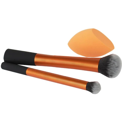 TODO 3 Piece Foundation Sponge Concealer Brush Makeup Set
