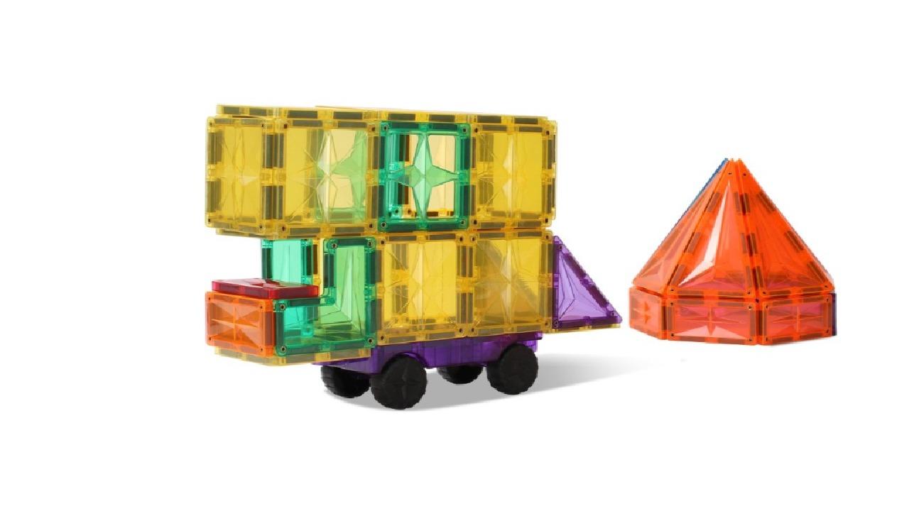 MNTL 72 Piece Classic Road Trip Magnetic Tile Set