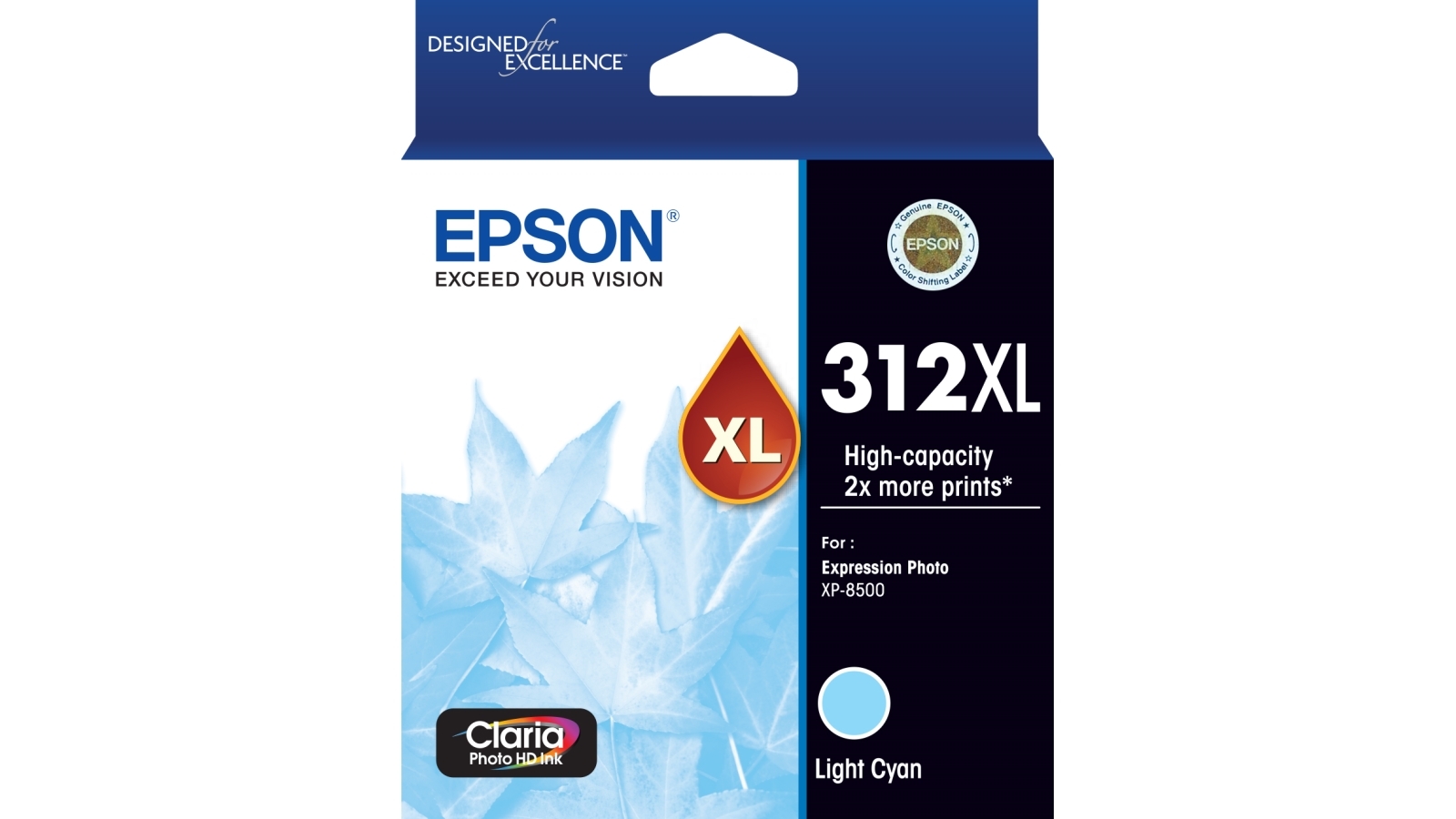 Epson 312XL Claria Photo HD Ink Cartridge - Light Cyan