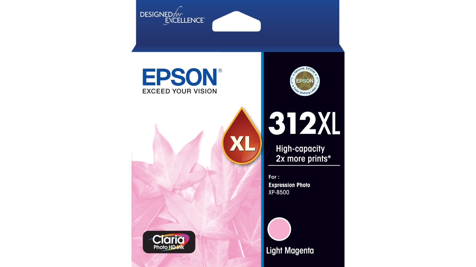 Epson 312XL Claria Photo HD Ink Cartridge - Light Magenta