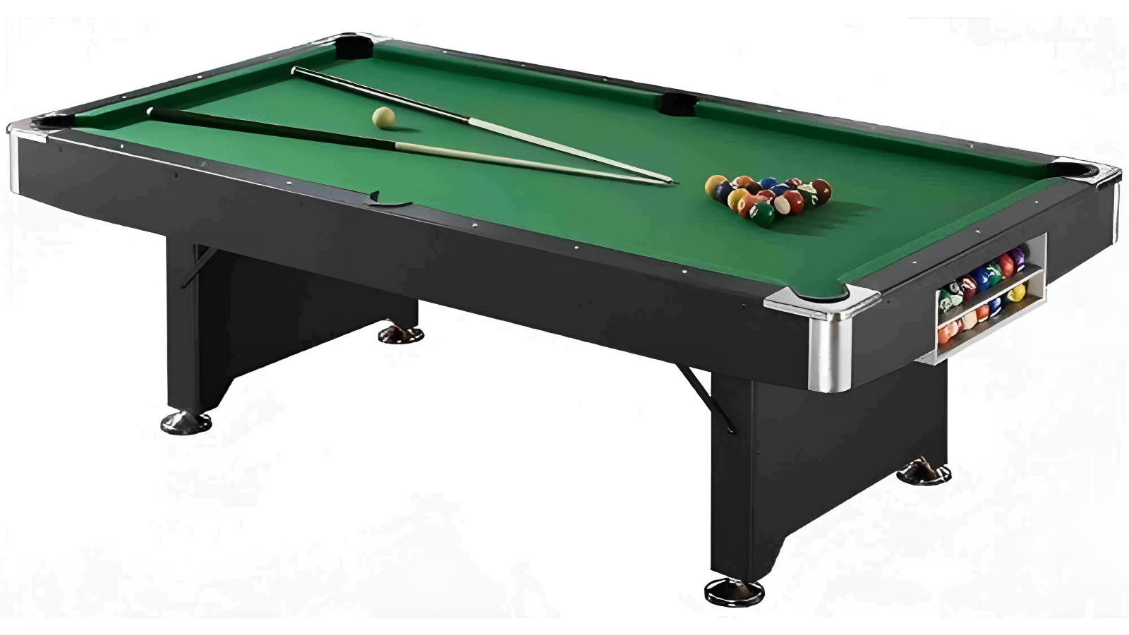 TopOne Sports Zenta Foldable MDF Pool/Billiard Table with Accessories Package - 7ft