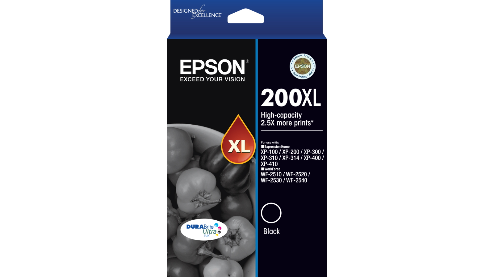 Epson 200XL High Capacity Black Ink Cartridge | Harvey Norman