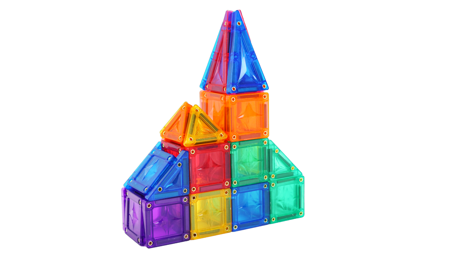 MNTL 56 Piece Small Classic Star Magnetic Tile Set