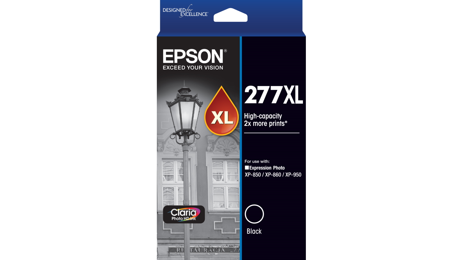 Epson 277XL Claria Photo HD High Capacity Black Ink Cartridge