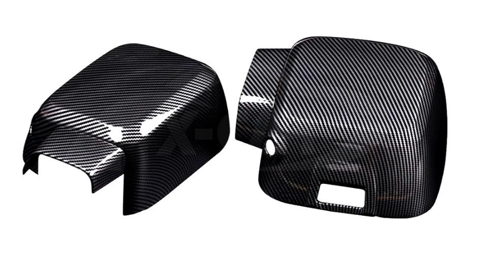 X-CAR Exterior Accessories Cap Carbon Fiber Style Rear View Mirror Trim Cover for GWM Tank 300 2023-2024