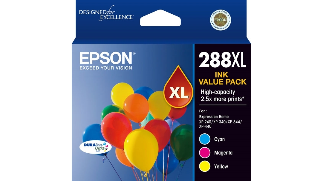 Epson 288XL DURABrite Ultra 3 Colour Ink Cartridge Pack